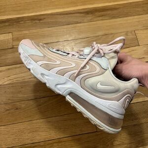 Nike air 270 react sneakers in pink